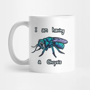 Wasp Having a Chrysis Mug